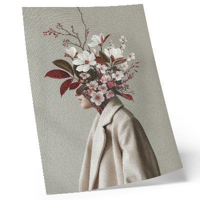 Impression sur toile Inspiration artistique pour un bouquet de fleurs
