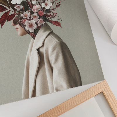 Impression sur toile Inspiration artistique pour un bouquet de fleurs