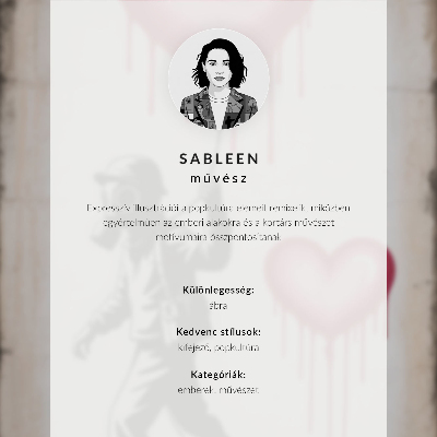 Impression sur toile Enfant avec des ballons sur un fond rugueux