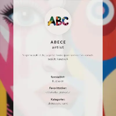 Affiche décorative harmonie des couleurs avec une silhouette en mouvement et une aura extraordinaire