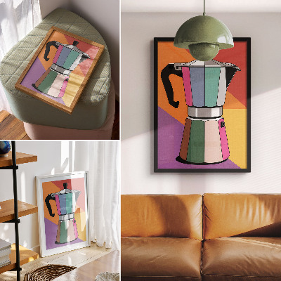 Décoration murale Couleurs contrastées, style expressif, combinaison fructueuse