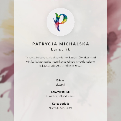 Affiche décorative Une silhouette aux couleurs vives, brandissant une épée.