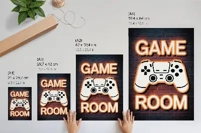 Décoration murale contrôleur pour enseigne lumineuse néon sur fond noir