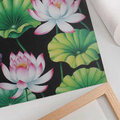 Décoration murale La beauté de la nature, des fleurs et des feuilles vertes