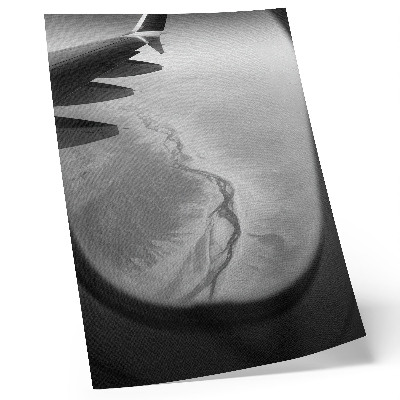 Impression sur toile perspective de vol, ambiance minimaliste, nature