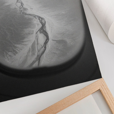 Impression sur toile perspective de vol, ambiance minimaliste, nature
