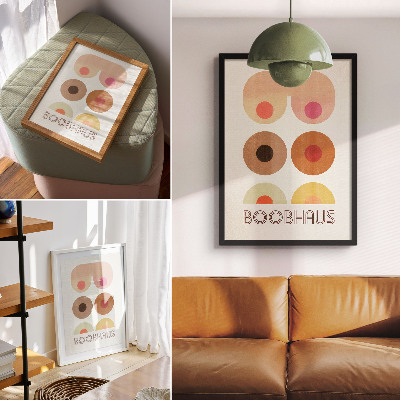 Décoration murale Graphismes de style Bauhaus Boobhaus