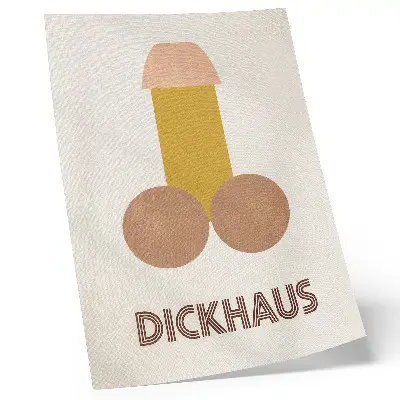 Impression sur toile graphisme de style Bauhaus de Dickhaus
