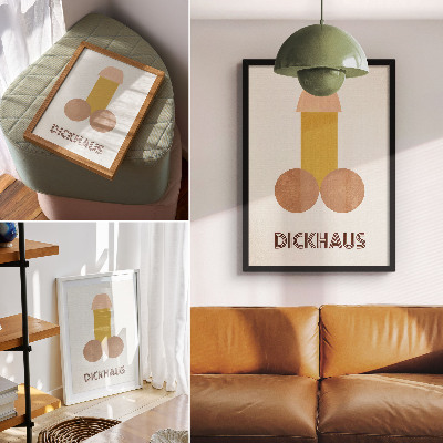 Impression sur toile Graphismes de style Bauhaus de Dickhaus