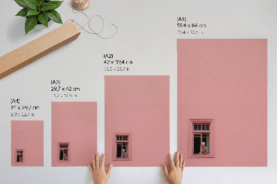Décoration murale Mur rose avec une fenêtre