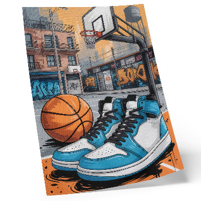 Affiche décorative Aire de jeux urbaine graffiti style moderne