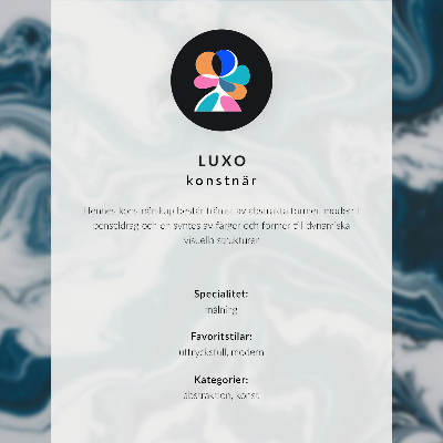 Impression sur toile Des couleurs dynamiques pleines d'émotion et de mouvement