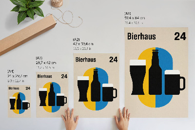 Impression sur toile Couleurs contrastées et formes géométriques