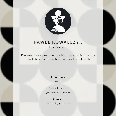 Impression sur toile formes géométriques dans un style minimaliste et moderne