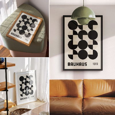 Impression sur toile formes géométriques harmonie modernité minimalisme
