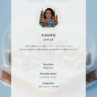 Affiche décorative Boule à neige d'hiver Paris