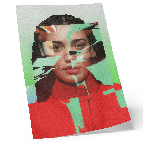 Impression sur toile Vision fragmentée de la modernité du pop art
