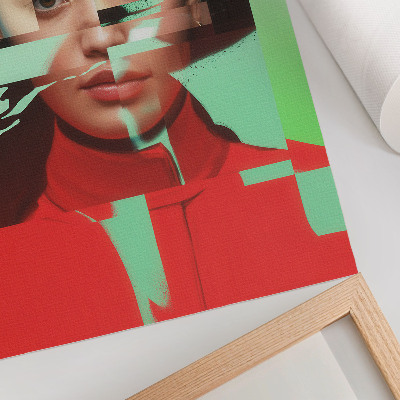 Impression sur toile Vision fragmentée de la modernité du pop art