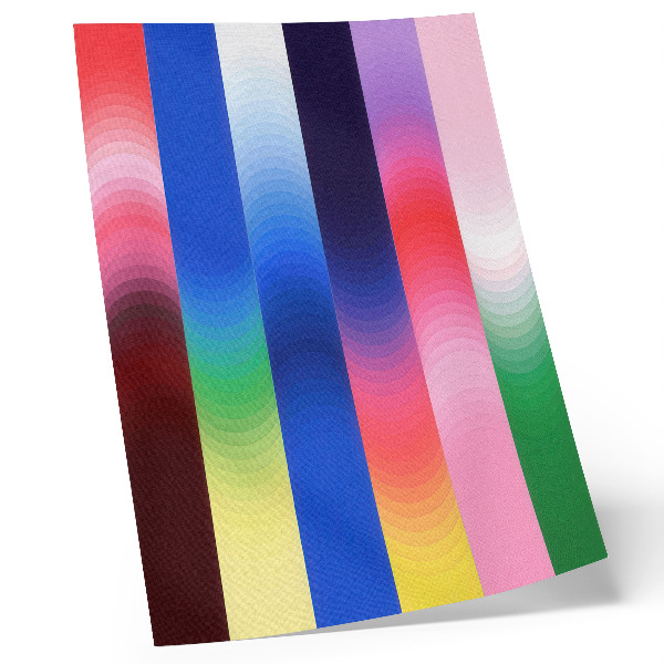 Impression sur toile Rayures ton sur ton colorées dans un style moderne