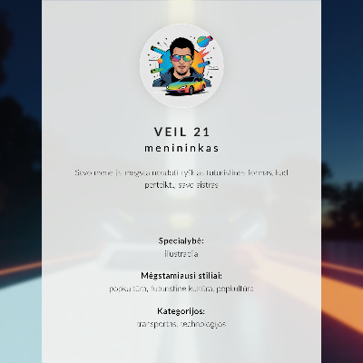 Impression sur toile Les phares nocturnes des voitures de sport brillent en ville.