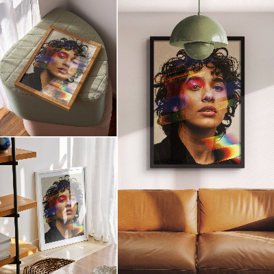Affiche décorative Des touches de couleur, une modernité intense, du dynamisme