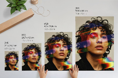 Affiche décorative Des touches de couleur, une modernité intense, du dynamisme