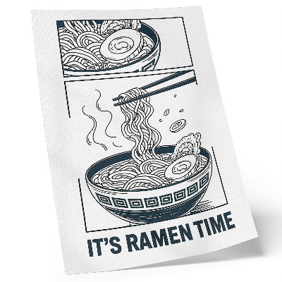 Décoration murale Les baguettes utilisées dans les bols de ramen façon bande dessinée absorbent bien la saveur