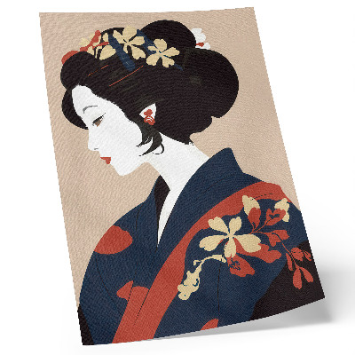 Affiche décorative Femme élégante en tenue traditionnelle