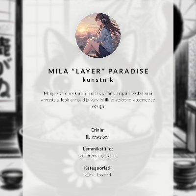 Décoration murale Un dragon bleu fantaisie parmi les fleurs