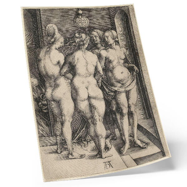 Décoration murale Quatre femmes nues d'Albrecht Dürer