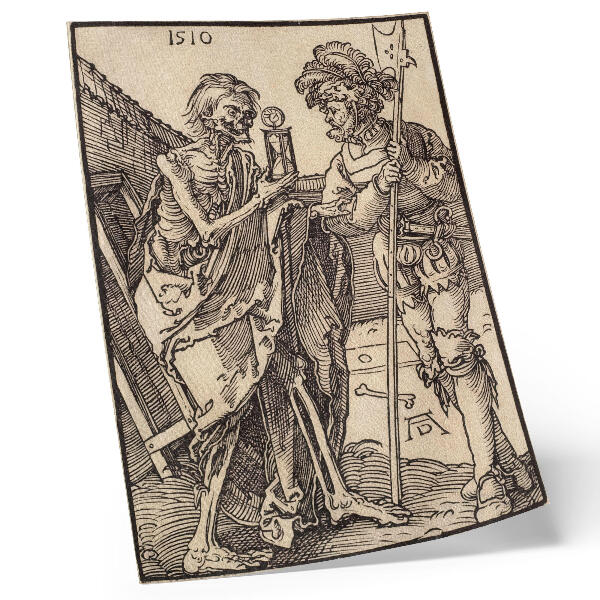 Décoration murale La Mort et Lansquenet (1510) d'Albrecht Dürer