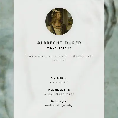 Décoration murale La Mort et le Lansquenet (1510) d'Albrecht Dürer