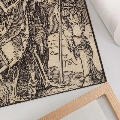 Décoration murale La Mort et Lansquenet (1510) d'Albrecht Dürer
