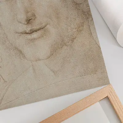Impression sur toile Tête de jeune homme (1503) d'Albrecht Dürer