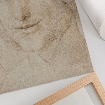 Impression sur toile Tête de jeune homme (1503) par Albrecht Dürer