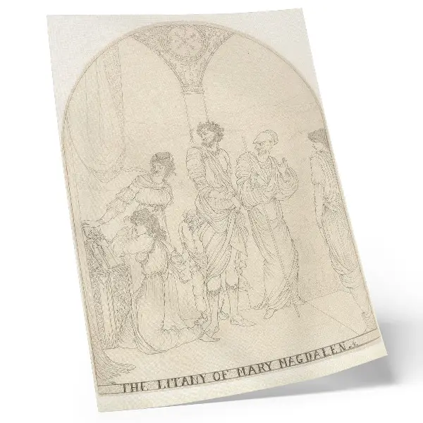 Décoration murale Litanies de Marie-Madeleine d'Aubrey Vincent Beardsley