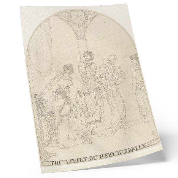 Décoration murale Litanies de Marie-Madeleine par Aubrey Vincent Beardsley