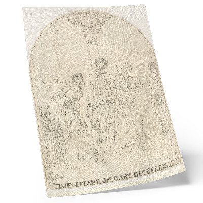 Décoration murale Litanies de Marie-Madeleine par Aubrey Vincent Beardsley