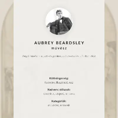 Décoration murale Litanies de Marie-Madeleine d'Aubrey Vincent Beardsley