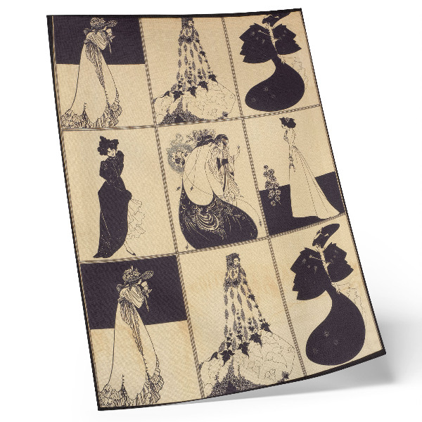 Impression sur toile Panneau réalisé par Aubrey Vincent Beardsley