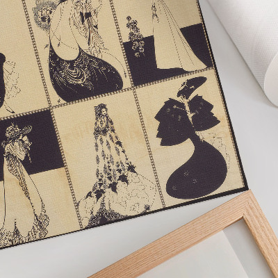 Impression sur toile Panneau réalisé par Aubrey Vincent Beardsley