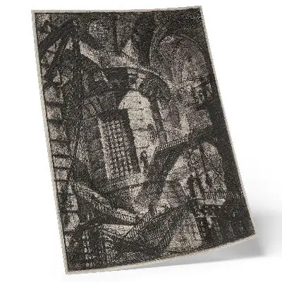 Affiche décorative La Tour Ronde (années 1780) de Giovanni Battista Piranesi