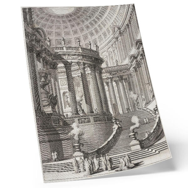 Décoration murale Temple antique – Giovanni Battista Piranesi
