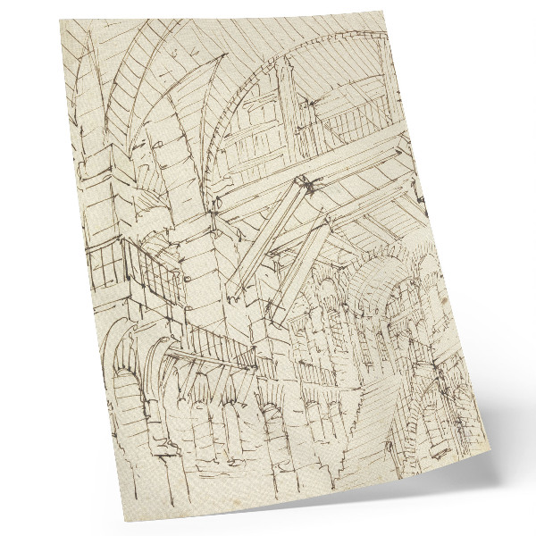 Affiche décorative Études architecturales, nulles par Giovanni Battista Piranesi