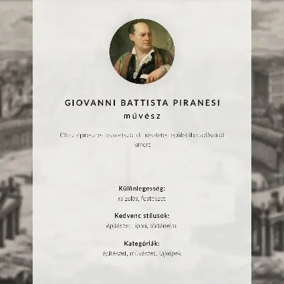 Affiche décorative Études architecturales de Giovanni Battista Piranesi