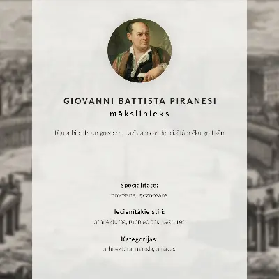 Affiche décorative Études architecturales de Giovanni Battista Piranesi
