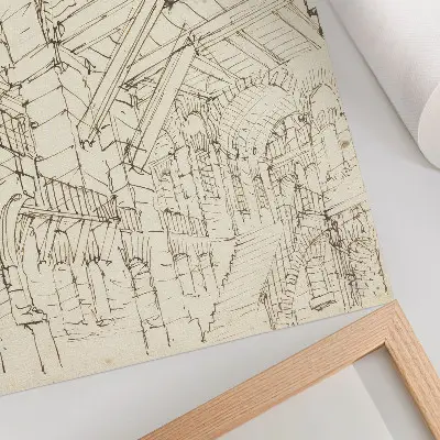 Affiche décorative Études architecturales de Giovanni Battista Piranesi