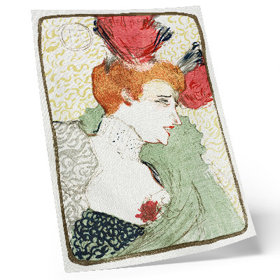 Décoration murale Buste de Mlle Lender (1895), estampe haute résolution d'Henri de Toulouse-Lautrec