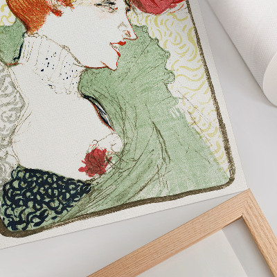 Décoration murale Buste de Mlle Lender (1895), estampe haute résolution d'Henri de Toulouse-Lautrec