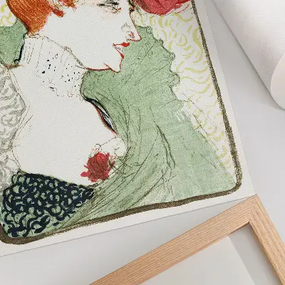 Décoration murale estampe haute résolution du Buste de Mlle Lender (1895) d'Henri de Toulouse-Lautrec